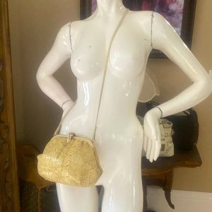 Vintage Lyrella Snakeskin Bag